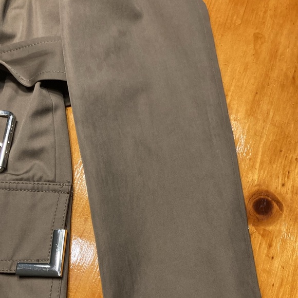 Michael Kors Taupe Brown Rain Trench Jacket Coat - Picture 12 of 12